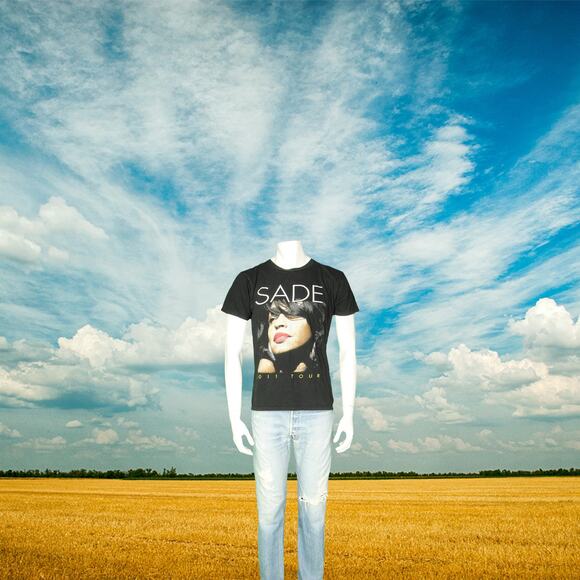 Y2K Vintage Sade 2011 Tour John Legend Vintage Rap T Shirt Tee M - Picture 2 of 5